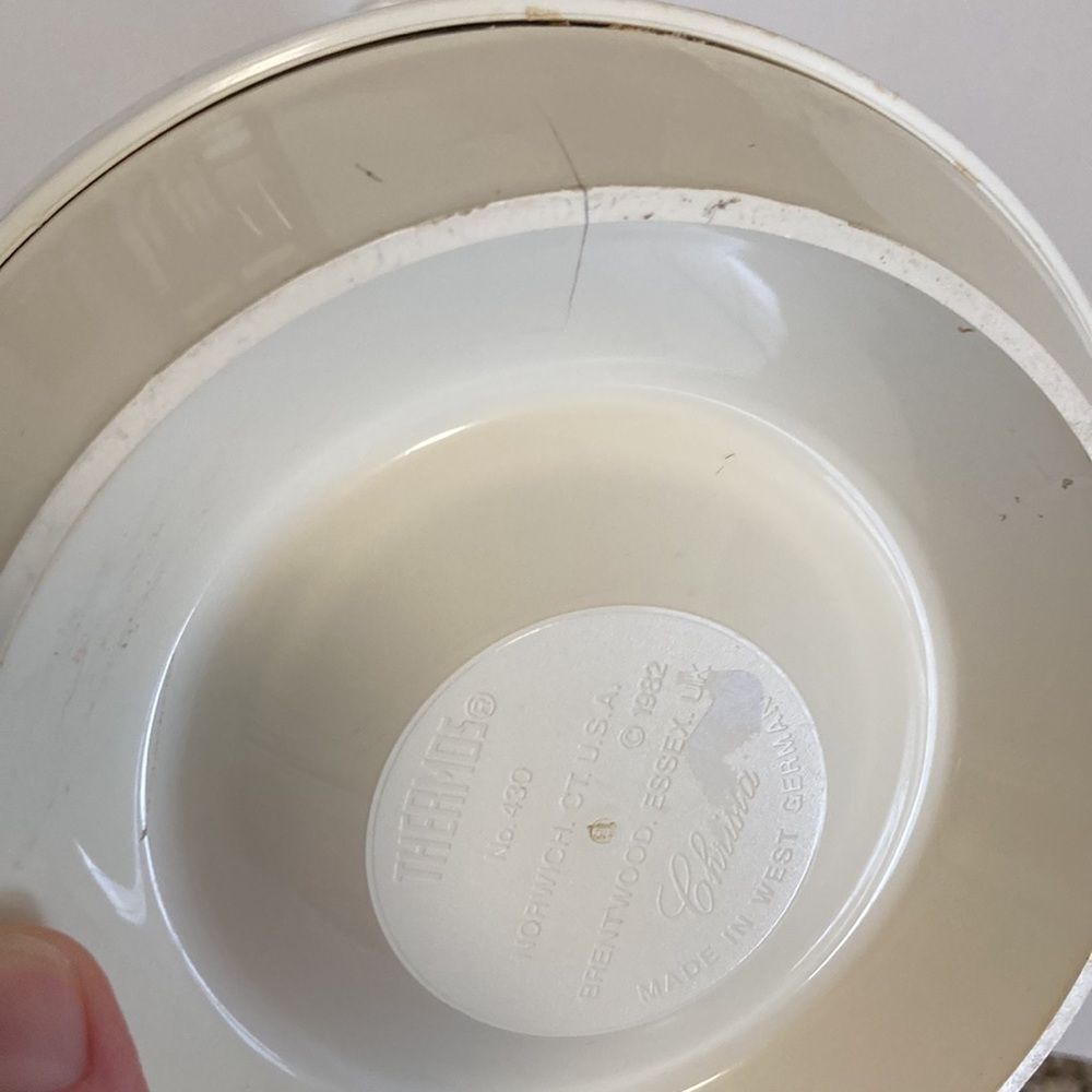 Vintage 80s Thermos Pink Flower Christa Coffee Butler Carafe - Picture 12 of 14